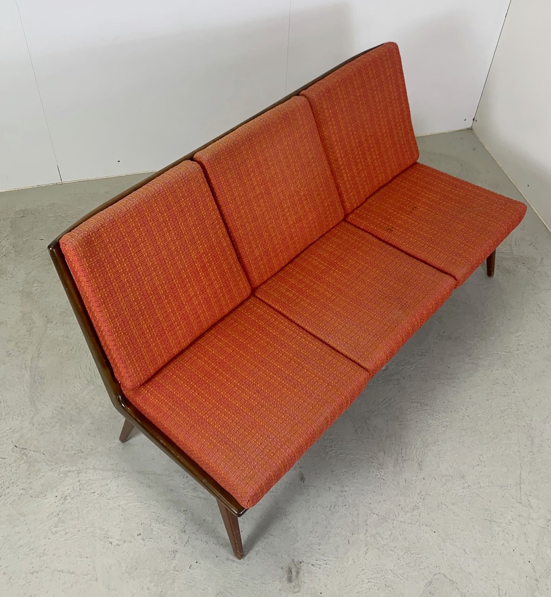 MidCentury Boomerang Sofa by Hans Mitzlaff for Eugen Schmidt