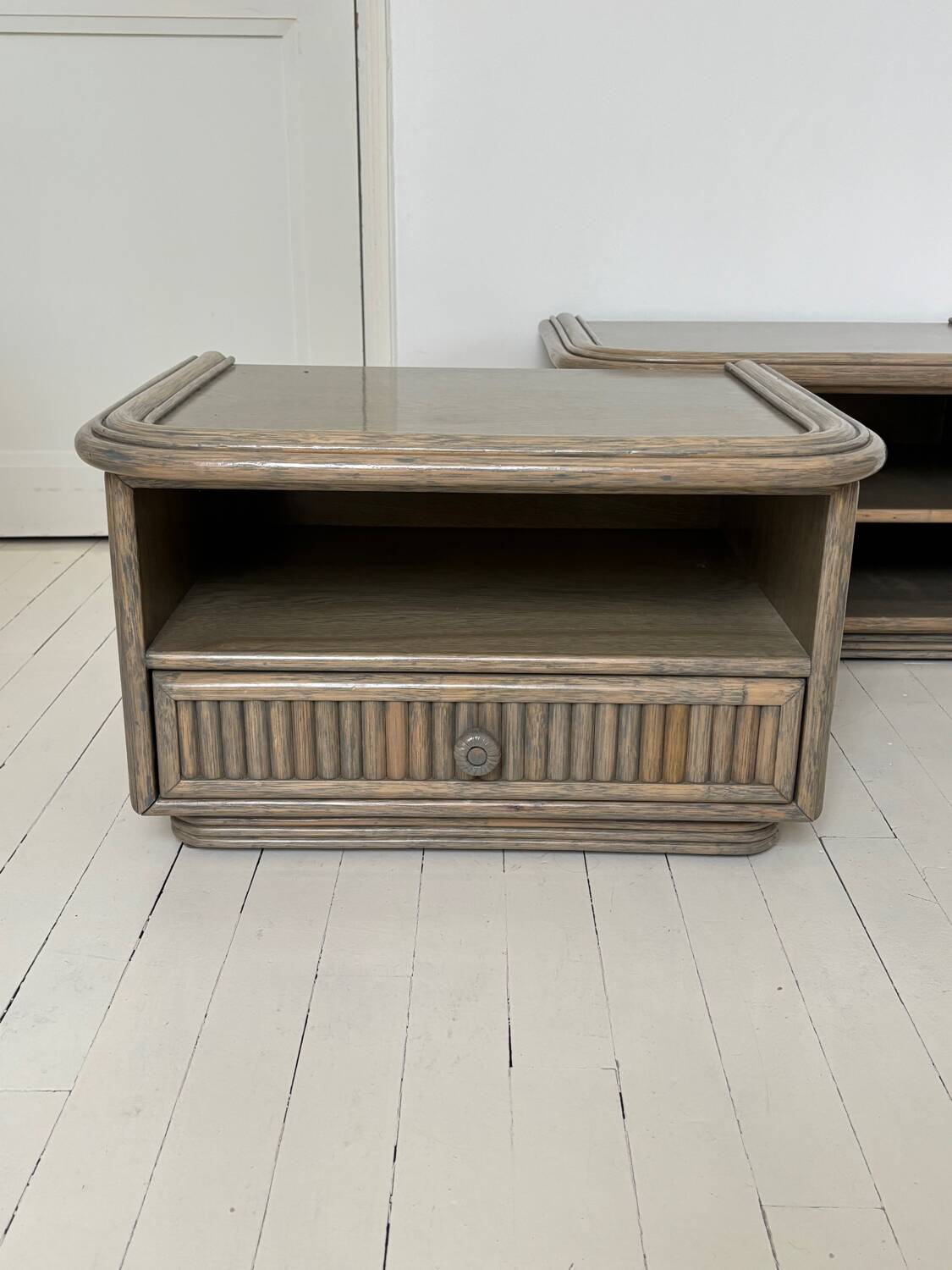 Vintage Maugrion bedside tables
