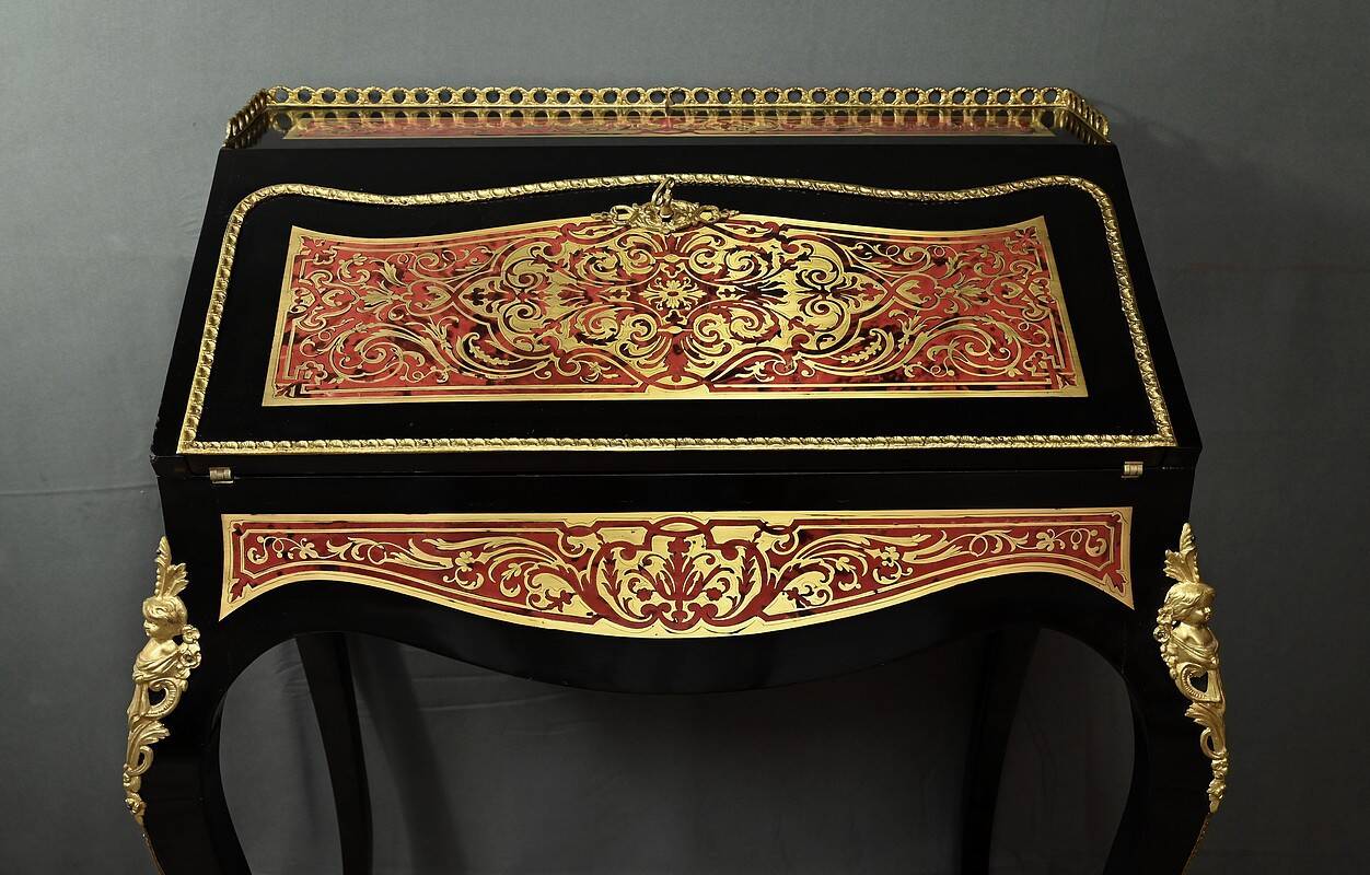 Lady's desk in Boulle marquetry, Napoleon III – Mid-19th century