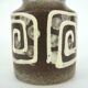Petit vase céramique marron et beige - VEB Haldensleben - vintage années 60