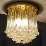 Murano glass chandelier by Venini 1960s