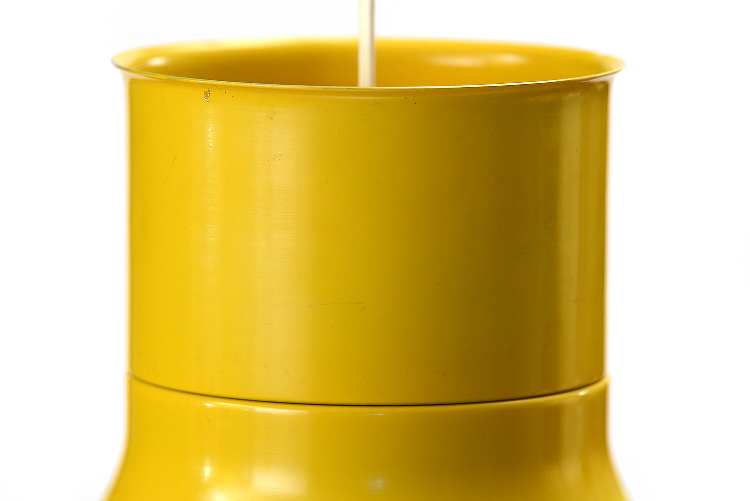 Yellow pendant light "Fluga" by Hemi. Sweden 1970s
