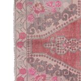 Vintage Turkish rug from Oushak, hand-woven 119x231 cm