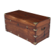 19th century camphor campaign trunk