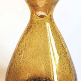 Biot blown glass decanter