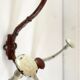 Lot pateres steel and porcelain vintage