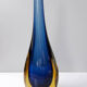 The 1970s Murano glass Blue Vase