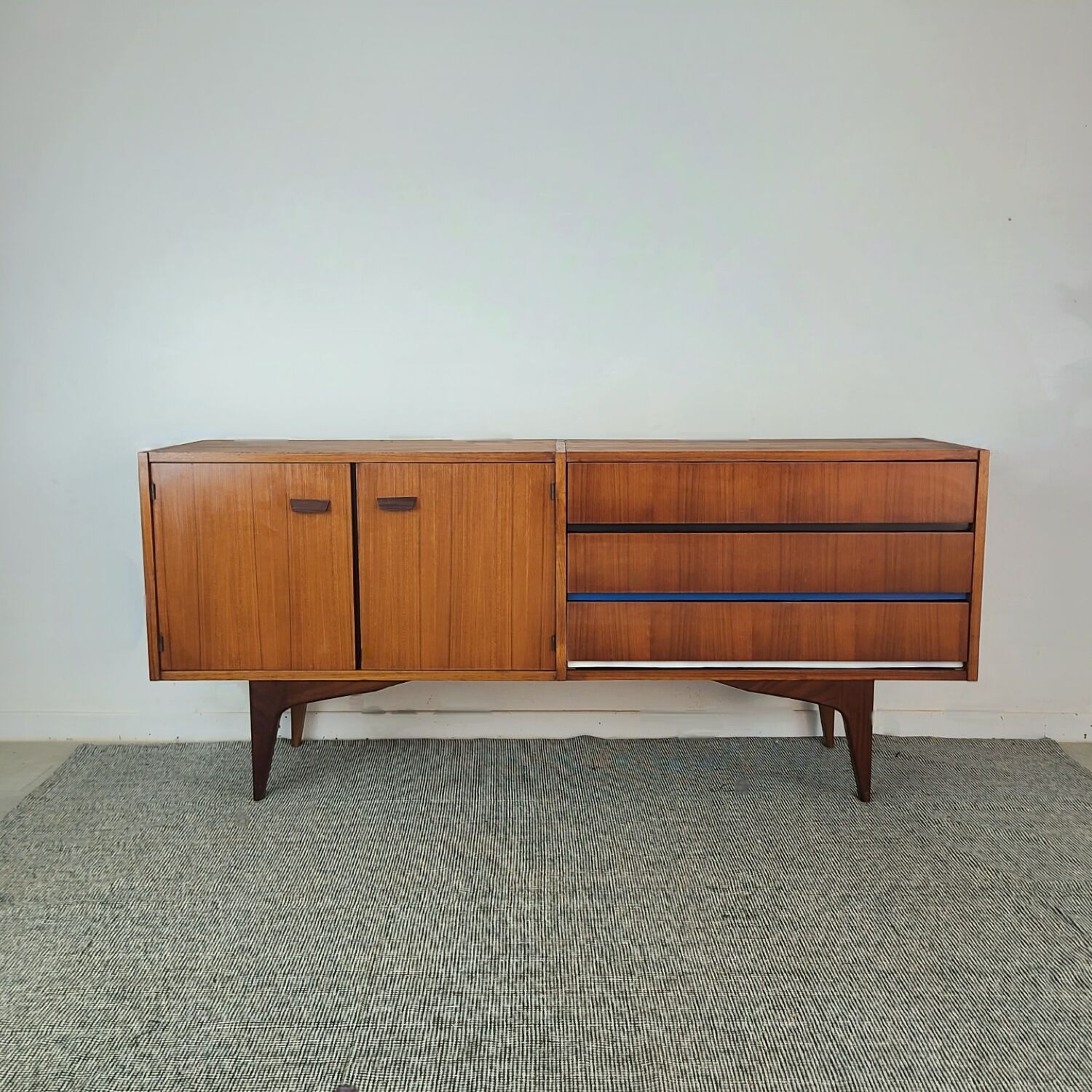 Scandinavian teak enfilade, Danish design, 1960s vintage.