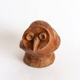 Terracotta owl, anonymous work, circa 1960s