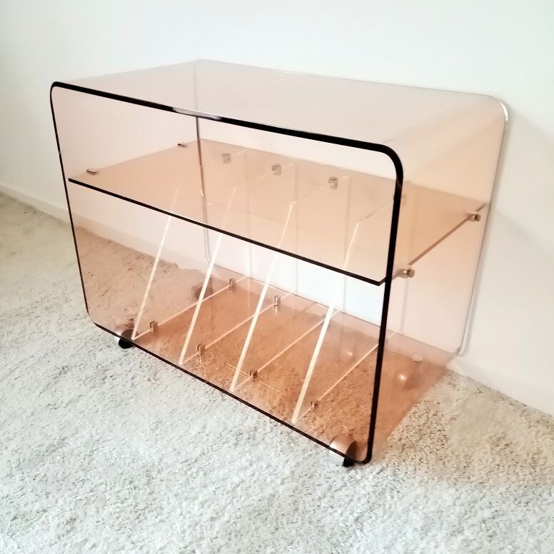 Furniture storage disc hifi Plexiglas