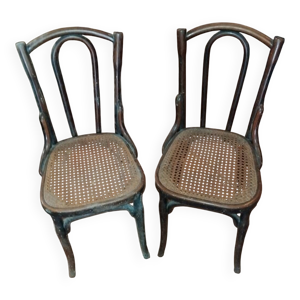 2 chaises bistrot début