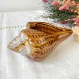 Vintage 50s shell ceramic ashtray