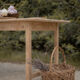 Oak farmhouse table