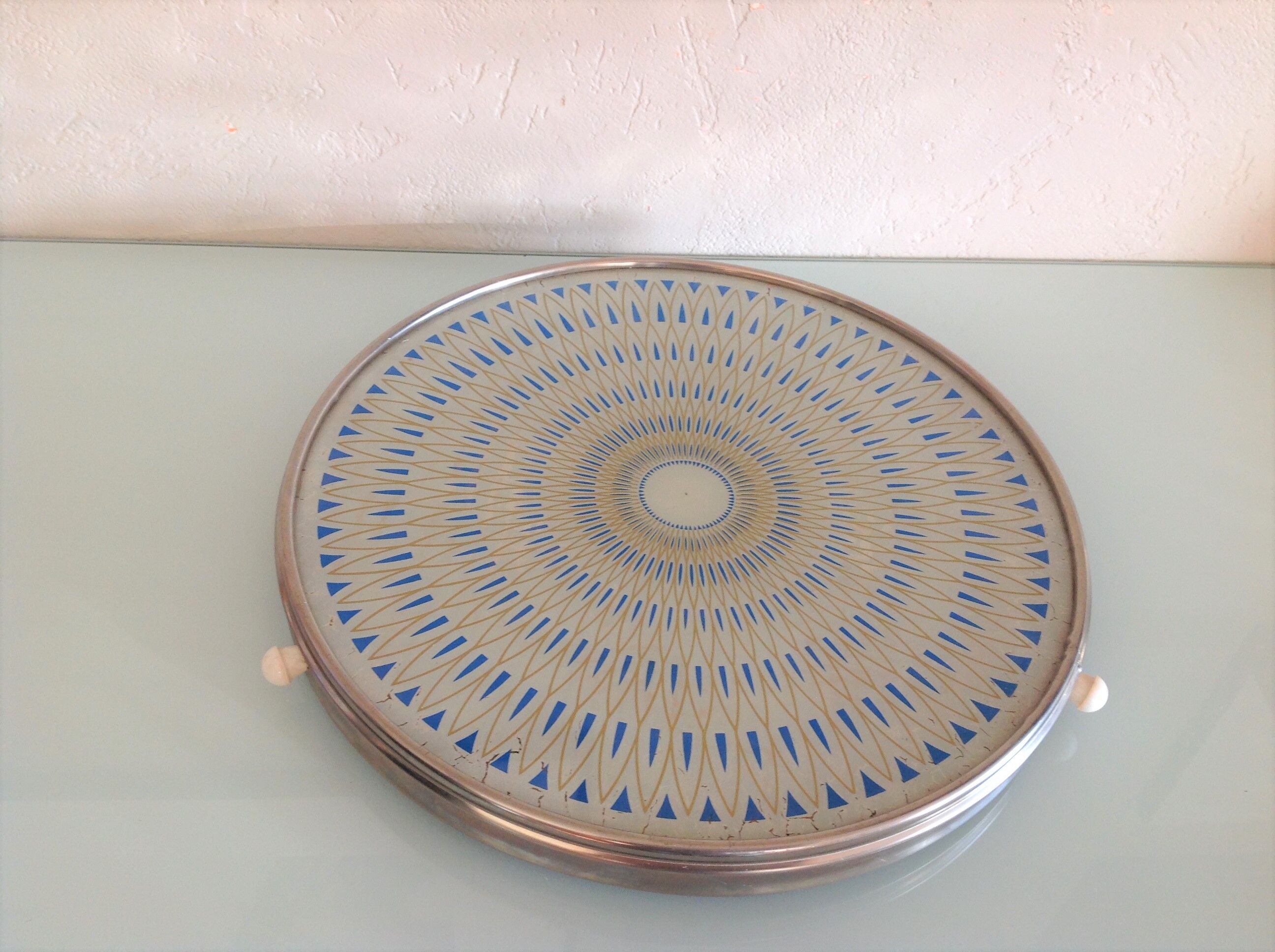 Cake or pie tray / vintage 60s-70s