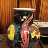 Vase en céramique poisson