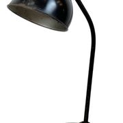 Lampe de table industrielle Bauhaus noire, années 1930