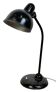 Lampe de table industrielle Bauhaus noire, années 1930