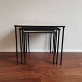 3 ARTIMETA metal nesting tables