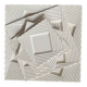 5 nesting plates by Paco Rabanne in Gien earthenware.