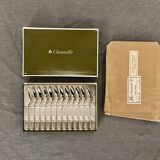 12 spoons Christofle Perle