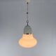 1960s Metal & Milk Glass Pendant Light, Italy