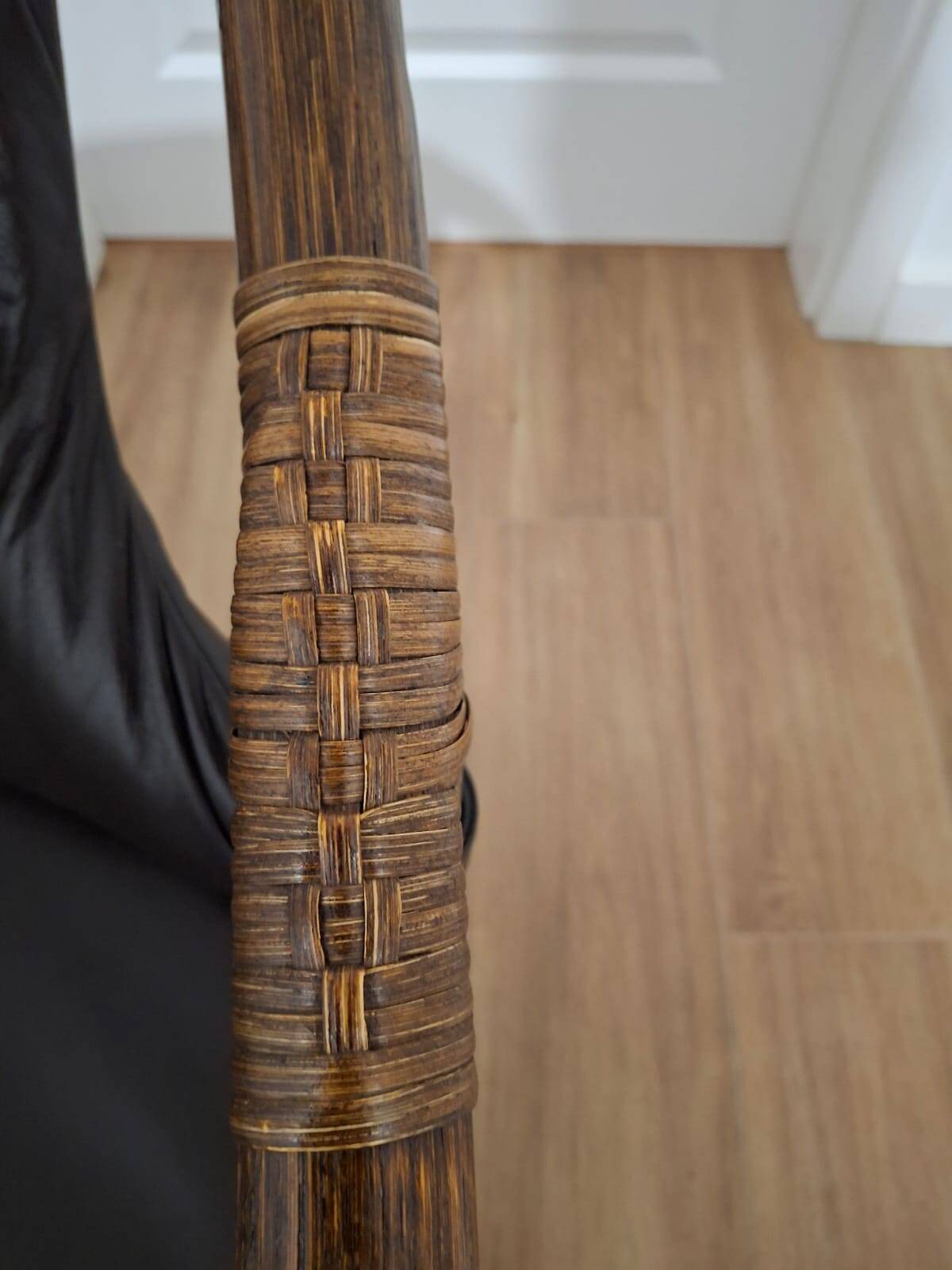 Vintage armchair in Manila style, Denmark, 1960s