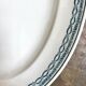 Large oval dish St Amand in blue ironstone