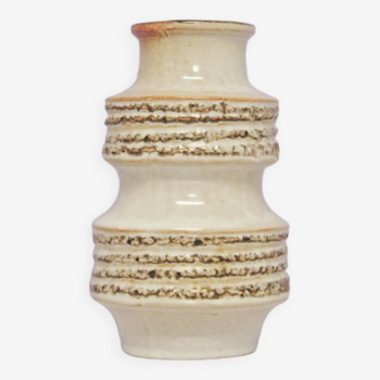 Vase vintage pagode taupe allemagne de l’ouest scheurich