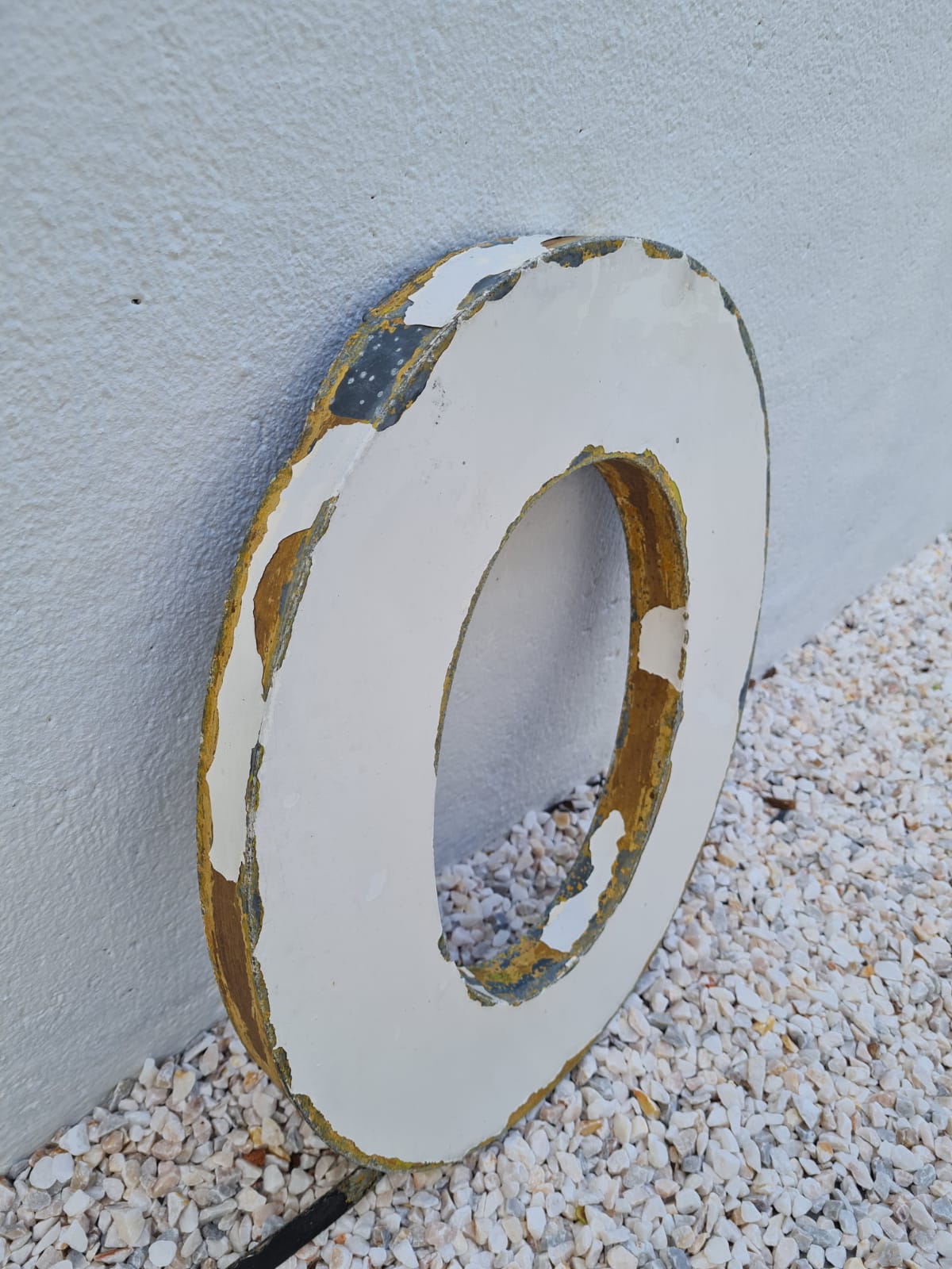 Letter old vintage sign