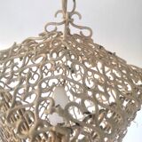 Lantern suspension in metal hooks design 50s - 60s