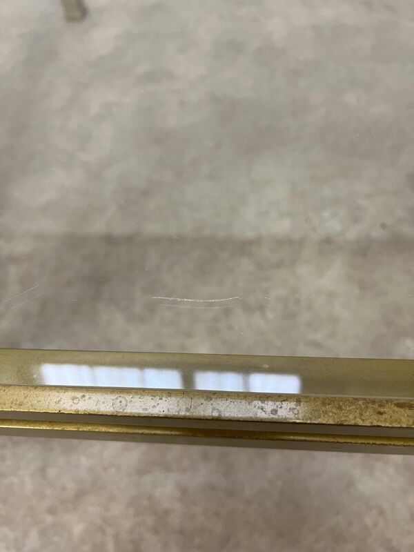 Table basse Guy Lefèvre pour Maison Jansen 1970