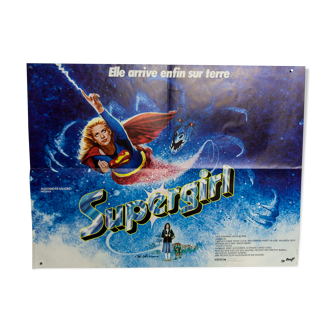 Affiche 80x60 "supergirl" helen slater faye dunaway 1984