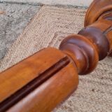 High fifth wheel / column in solid cherry, rustic chic