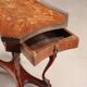 Small antique coffee table made of fruitwood and rosewood, 20th century.