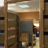 Louis XVI-style gilded mirror