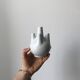 Flower pise vase in porcelain
