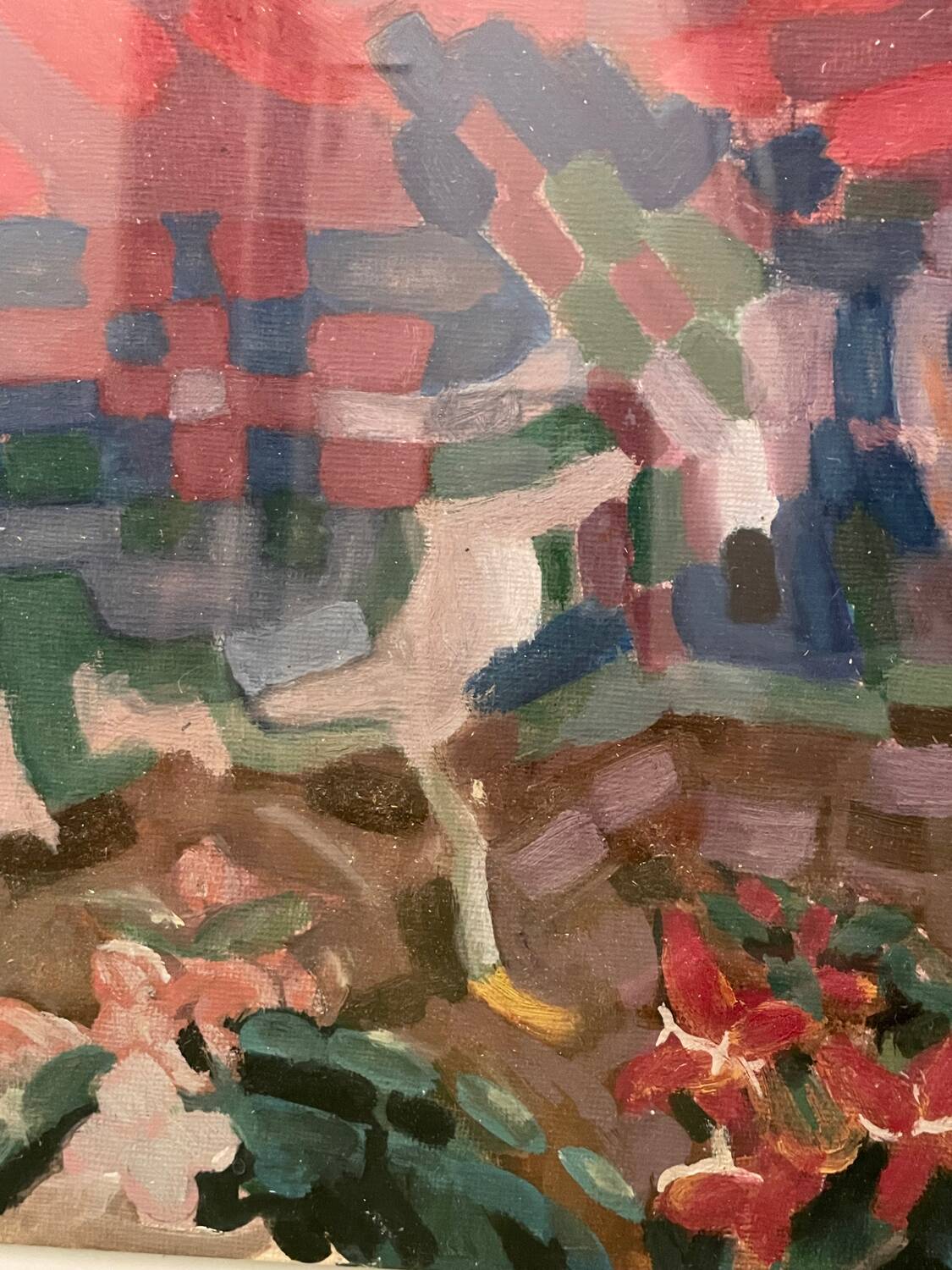 Abstract sun landscape 20th century