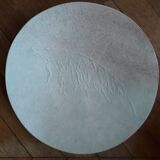 Large vintage decorative ceramic dish signed René Philippe