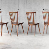 Set of 4 bistro chairs "Menuet" years 60/70