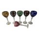 Set of 6 Lorraine crystal glasses