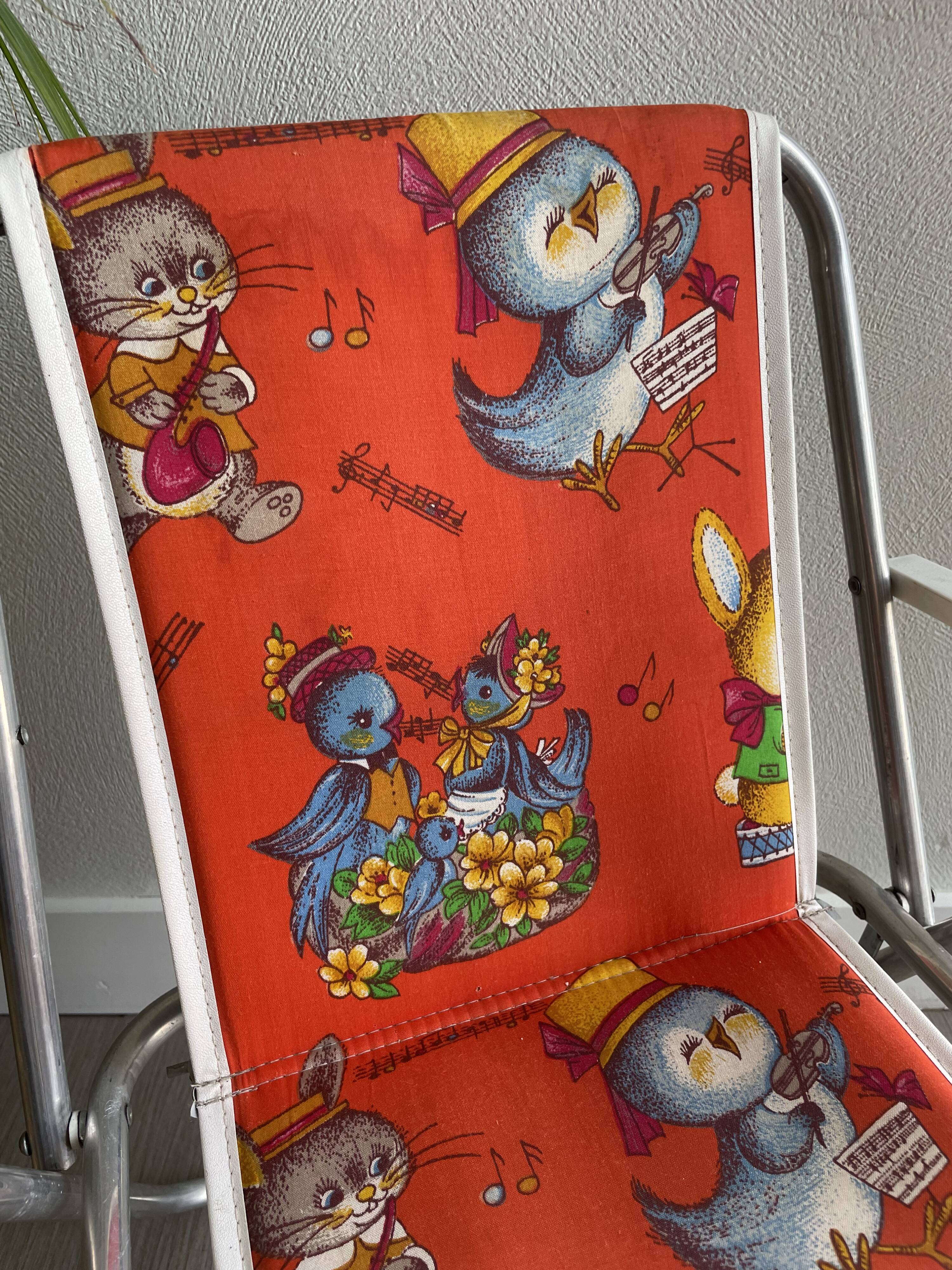 Vintage children's camping chair