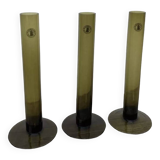Green glass soliflores