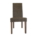 Chaise rotin - style flamand