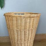 Large Wicker Laundry Basket 1980s/90s