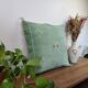 Berber Sabra green cushion in cactus silk