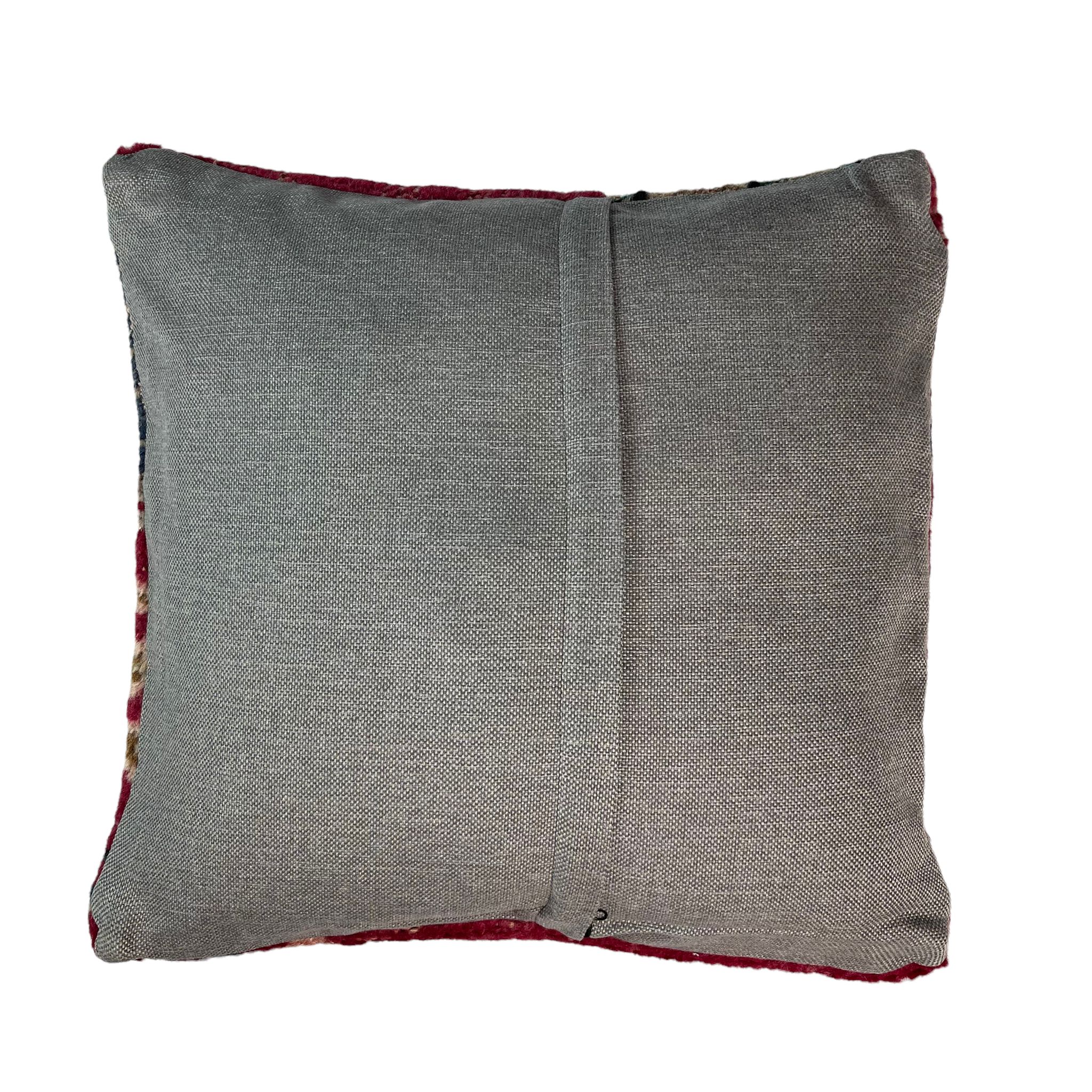Housse de coussin de tapis turc vintage 45 x 45 cm