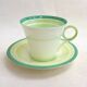 Art Deco English coffee service in porcelain from the 1930s.