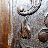 Pair of decorative wall panels in carved wood from the 19th century.