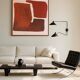 Peinture sur toile tendue "Soft Connection" 100x80cm