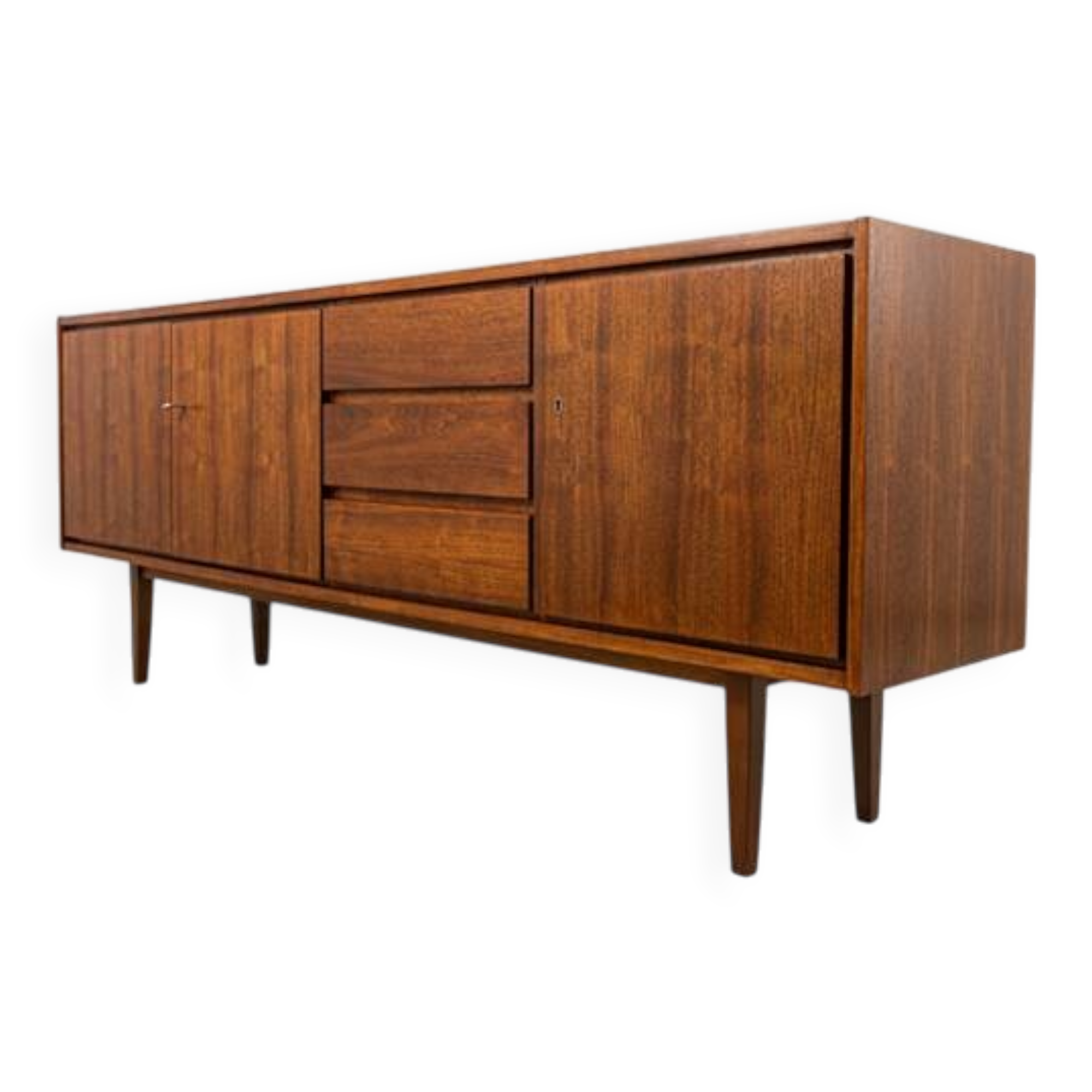 Vintage long Sideboard by SFM, Poland, 1970s